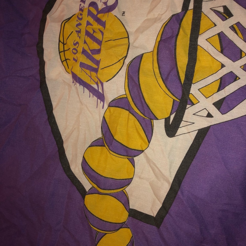 Vintage Lakers Pillow Cover